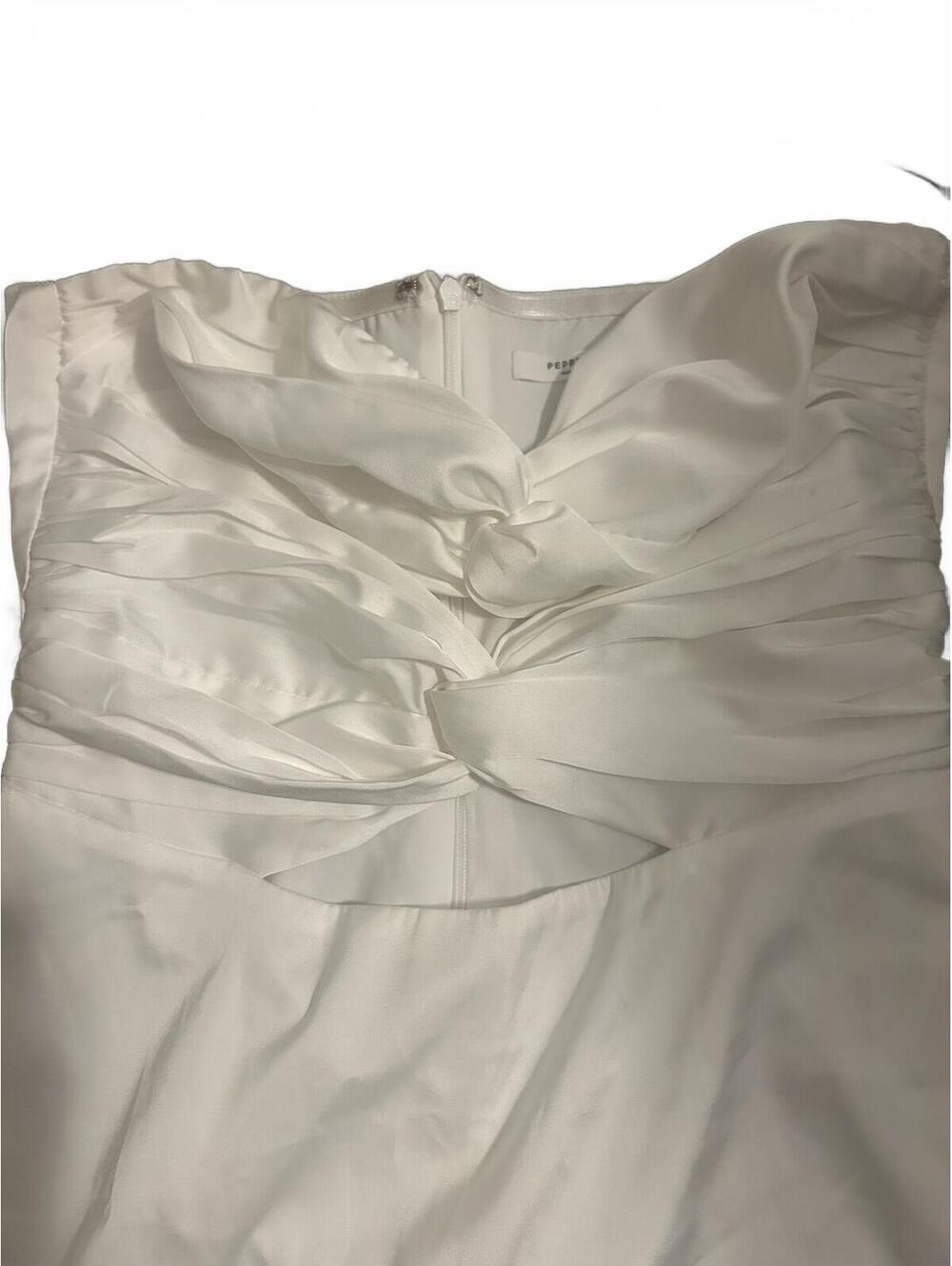 Peppermayo White Strapless Dress US 4 EU 36 - Picture 2 of 5